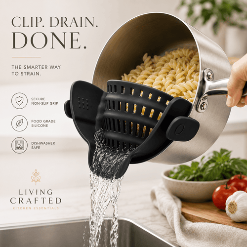 Clip On Pot Strainer - Living Crafted