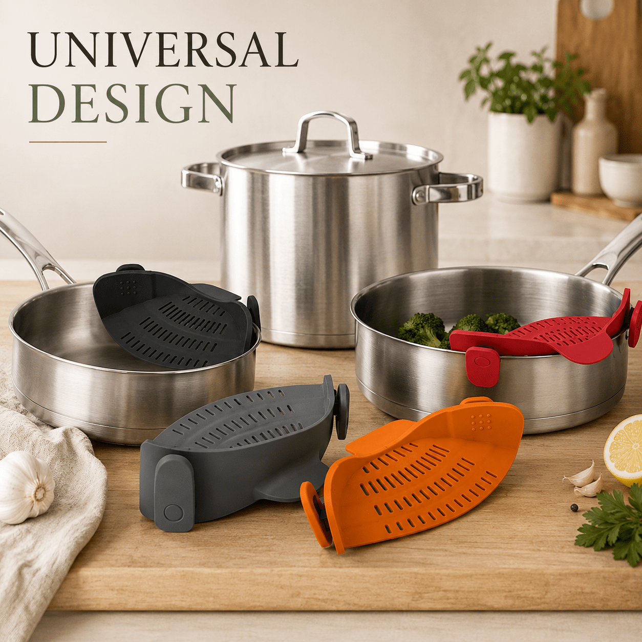 Clip On Pot Strainer - Living Crafted