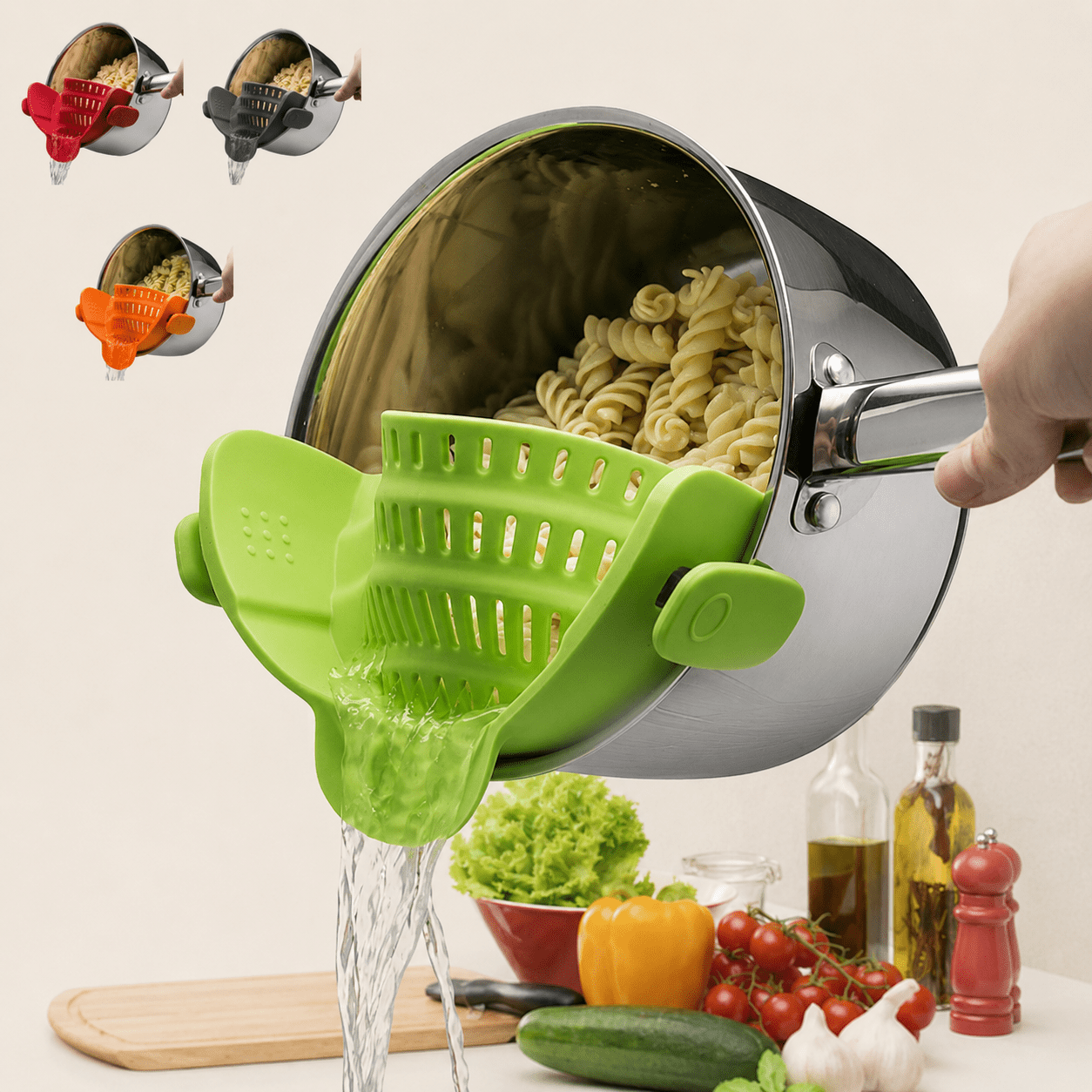 Clip On Pot Strainer - Living Crafted