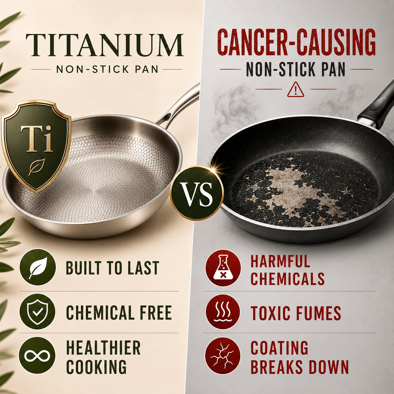 Titanium Pan - Living Crafted