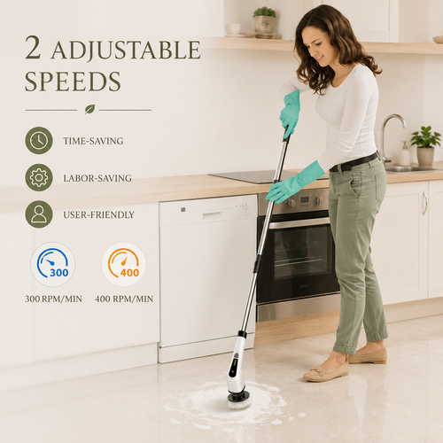 9-in-1 Cordless Electric Cleaning Brush