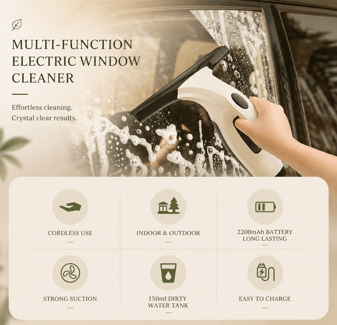 Cordless Window Cleaner