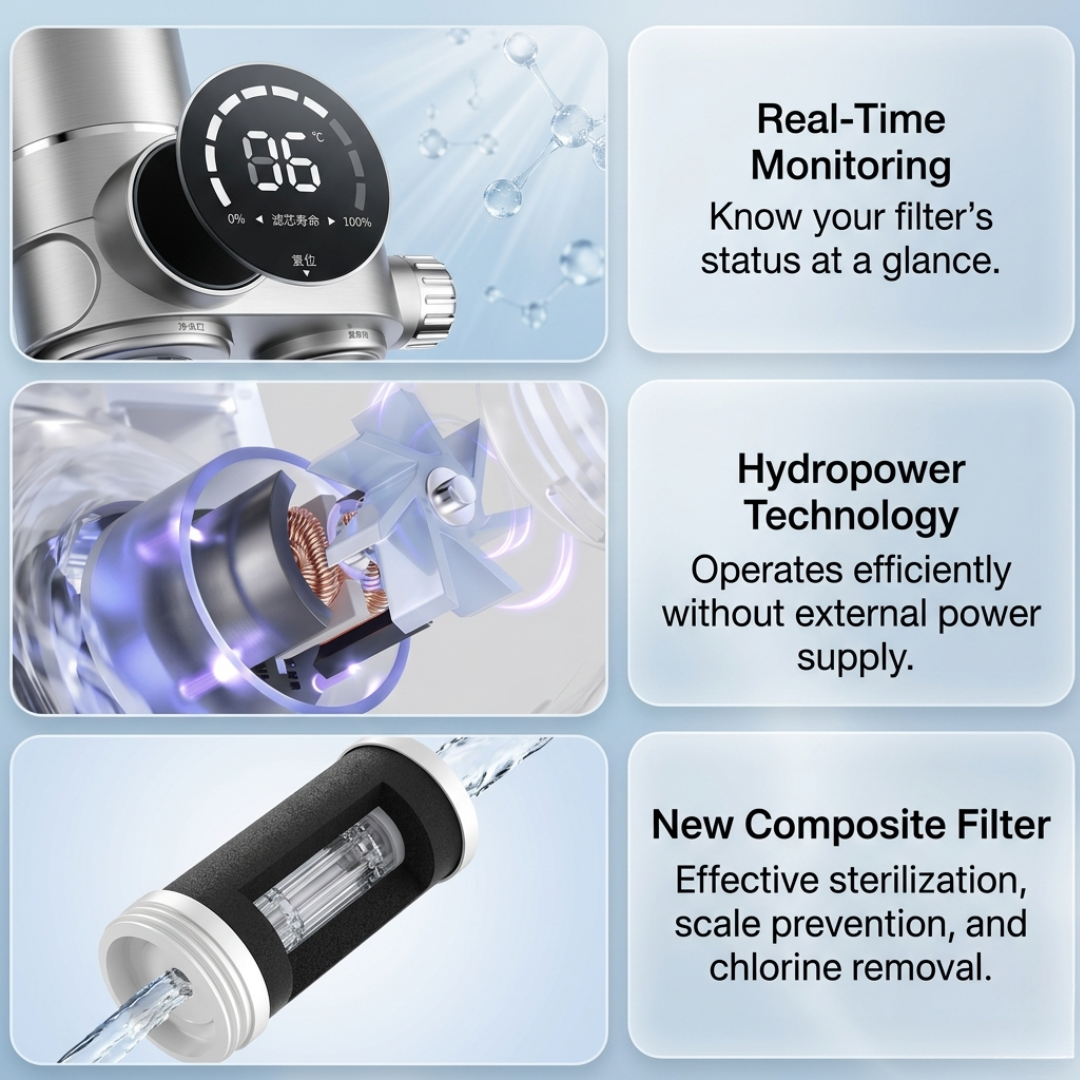 LED Tap Water Filter